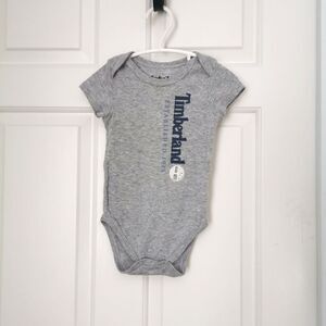 3/$12 Timberland short sleeve onesie size 6/9 m
